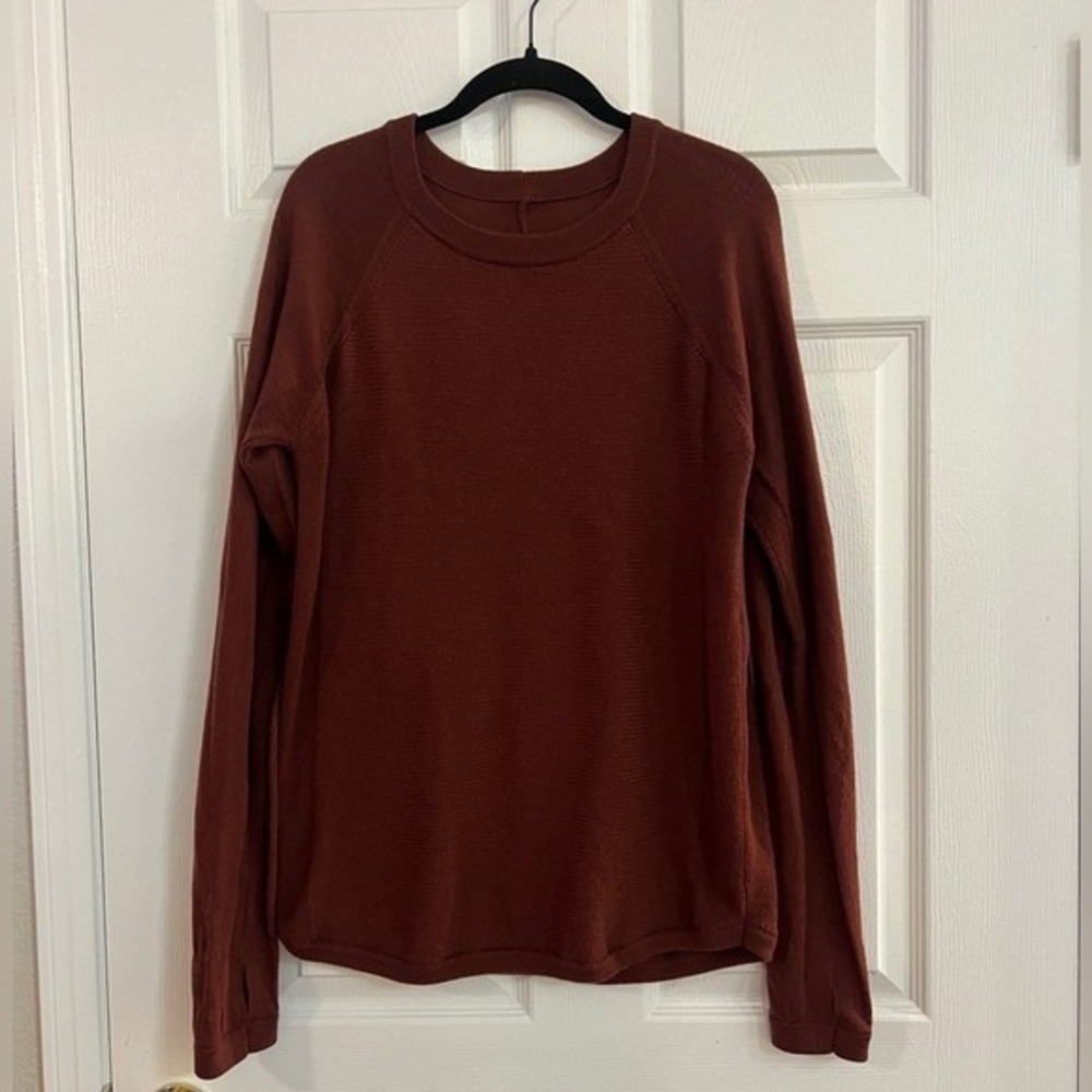 Lululemon Sit In Lotus 100% Merino Wool Cozy Women’s Sweater - Picture 2 of 8